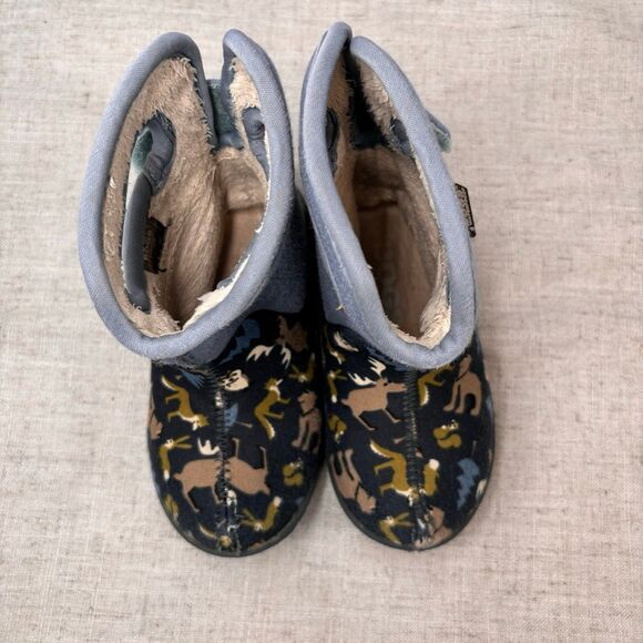 Bogs Baby Blue Woodland Insulated Rain Boots Waterproof Winter Boot Size 7 - Picture 4 of 10